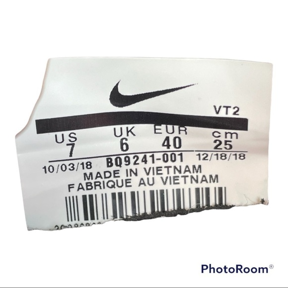 NIKE REACT SNEAKERS SIZE 7 ORANGE  AND BLACK         GREAT CONDITION - Picture 6 of 8